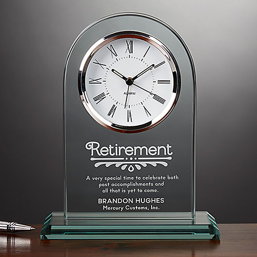Alternate image 1 for Timeless Recognition Retirement Clock