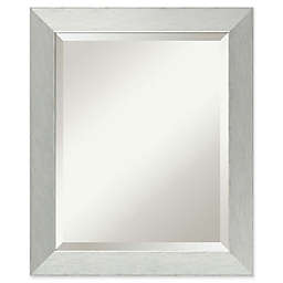 Amanti Art 20-Inch x 24-Inch On-the-Door/Wall Mirror in Nickel/Silver