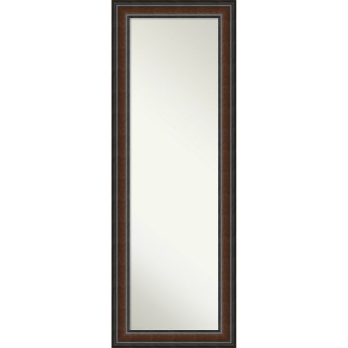 Amanti Art Cyprus 19 Inch X 53 Inch Framed On The Door Mirror In