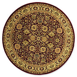 Rugs America New Vision Tabriz 5'3 Round Area Rug in Red
