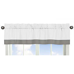 Sweet Jojo Designs Woodsy Window Valance in Grey/White