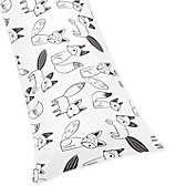 Sweet Jojo Designs&reg; Fox Body Pillowcase in Black/White