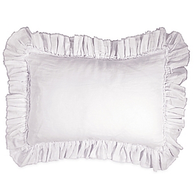 Wamsutta&reg; Vintage Gauze Ruffle King Pillow Sham in Lavender. View a larger version of this product image.