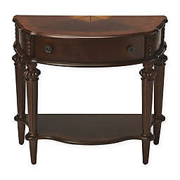 Butler Specialty Company Halifax Demilune Console Table in Dark Brown