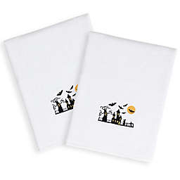 Linum Home Textiles Spooky Scary Hand Towels (Set of 2)