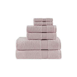 Madison Park 6-Piece Organic Cotton Towel Set in Violet
