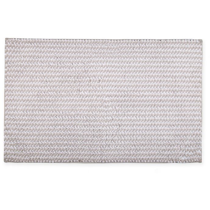 Home Dynamix Oversized 27 X 45 Striped Bath Mat Bed Bath Beyond