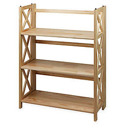 Casual Home Montego 3-Shelf Folding Bookcase