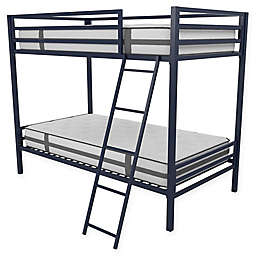 The Novogratz Maxwell Twin Over Twin Metal Bunk Bed