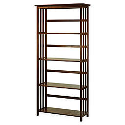 Casual Home Mission Style 5-Shelf Bookcase