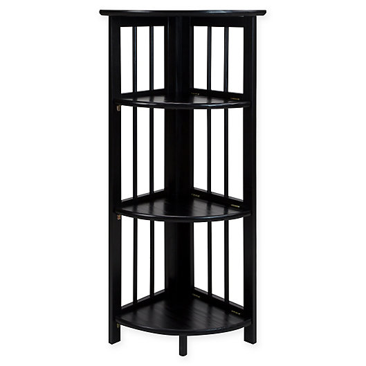 Casual Home 4 Shelf Corner Folding, Bed Bath And Beyond Folding Bookcase