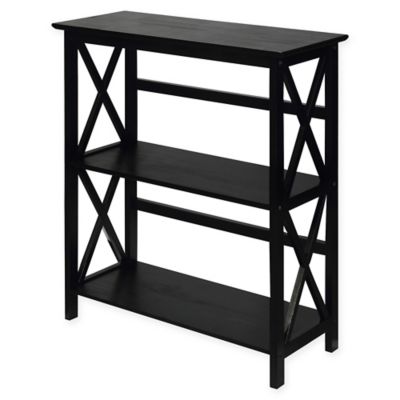 Casual Home&reg; Montego 3-Shelf Bookcase in Black