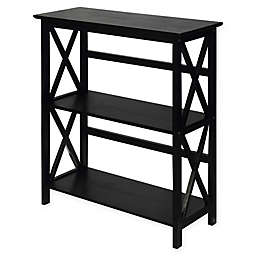 Casual Home® Montego 3-Shelf Bookcase in Black