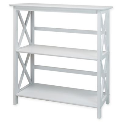 Casual Home&reg; Montego 3-Shelf Bookcase in White
