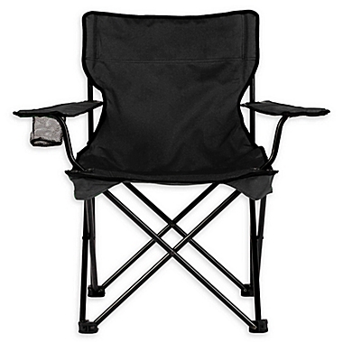 TravelChair&reg; Company Easy Rider C-Series Folding Camp Chair in Black. View a larger version of this product image.