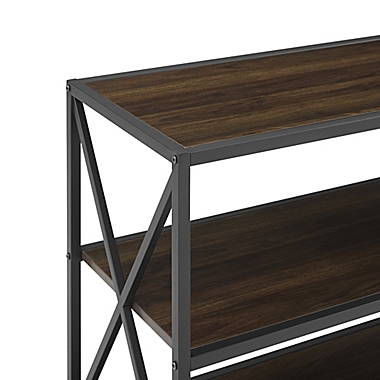 Forest Gate&trade; Blair 60-Inch Bookshelf Console Table in Dark Walnut. View a larger version of this product image.
