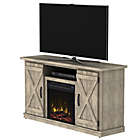 Alternate image 7 for ClassicFlame&reg; Cottonwood Electric Fireplace and TV Stand in Brown
