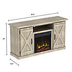 Alternate image 8 for ClassicFlame&reg; Cottonwood Electric Fireplace and TV Stand in Brown