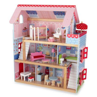 kidkraft chelsea doll cottage with 16 accessories included