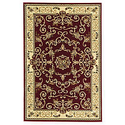 Rugs America New Vision Souvanerie 7'10 x 10'10 Area Rug in Red