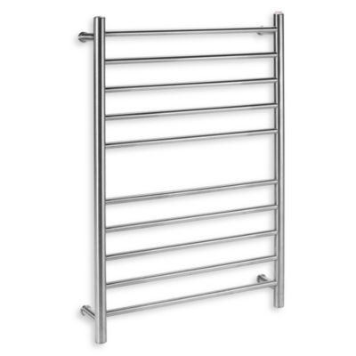 Myson Wall 10-Bar Towel Warmer in Bright Pearl | Bed Bath ...