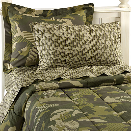 Alternate image 1 for Geo Camo Complete Twin Bed Ensemble