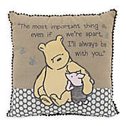 Disney&reg; Classic A Day With Pooh Throw Pillow in Taupe