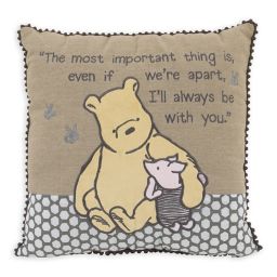 Disney® Classic A Day With Pooh Throw Pillow in Taupe