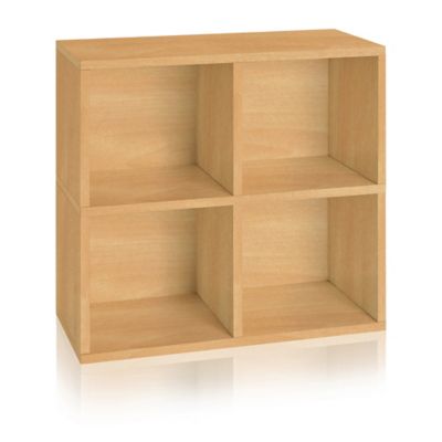 Way Basics Eco 4-Cubby Bookcase Organizer