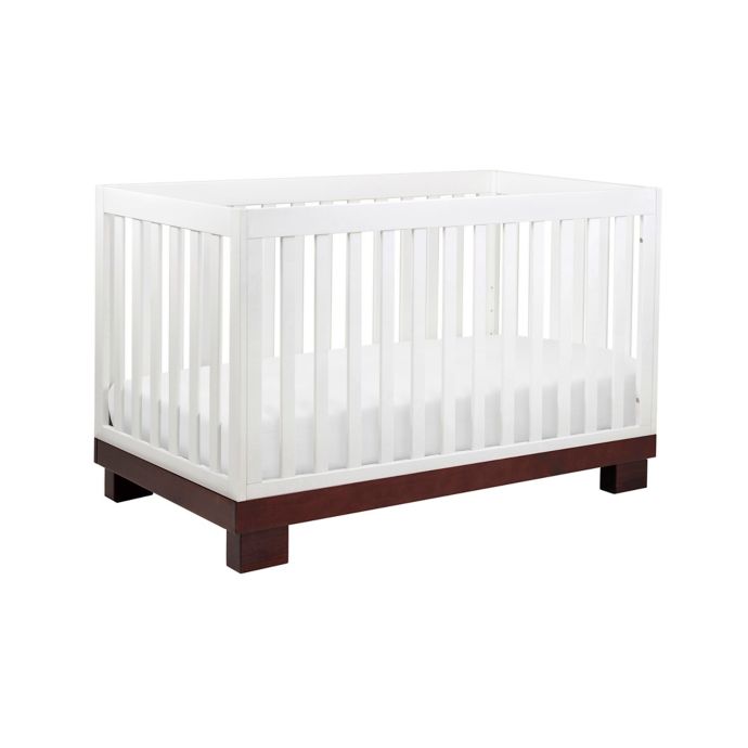 Babyletto Modo 3 In 1 Convertible Crib In Espresso And White