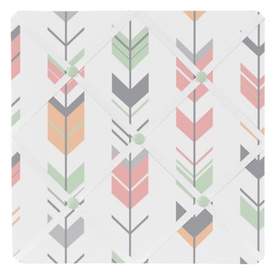 sweet jojo designs mod arrow collection coral and mint