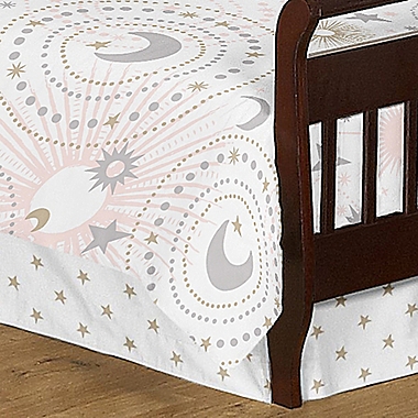 Sweet Jojo Designs 5-Piece Toddler Bedding Set in Pink/Gold. View a larger version of this product image.