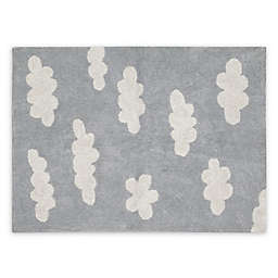 Lorena Canals Clouds 4'x5' Washable Area Rug in Grey