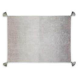 Lorena Canals Ombre 4' x 5'3 Washable Area Rug in Dark Grey/Grey