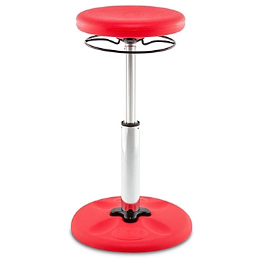 Grow With Me Kids Adjustable Wobble Chair in Red. View a larger version of this product image.