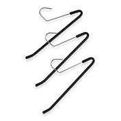ORG&trade; Friction Trouser Hangers with Non-Slip Rubber Padding (Set of 3)