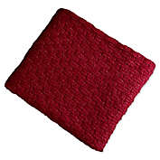 Brielle Glamour Throw Blanket in Red/Gold