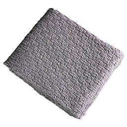 Brielle Glamour Throw Blanket in Grey/Silver
