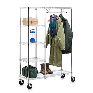 Honey-Can-Do&reg; Heavy Duty Urban Valet Closet Storage System. View a larger version of this product image.
