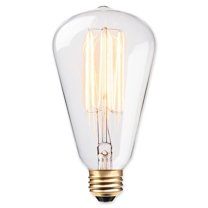 Globe Electric Vintage Edison 60-Watt S-Type Bulb | Bed ...