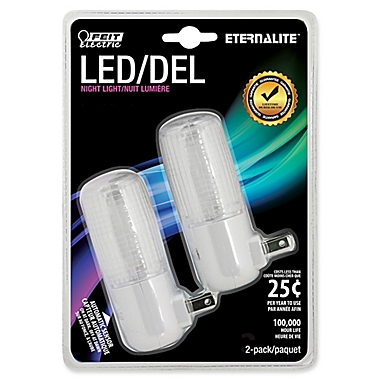 Feit Electric 2-Pack Automatic Sensor LED Night Light. View a larger version of this product image.