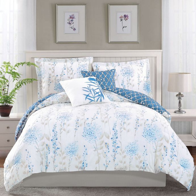 Boho Living Fresh Meadow Reversible Comforter Set | Bed