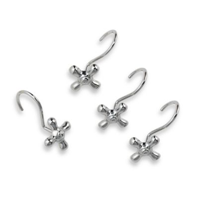 faucet shower curtain hooks