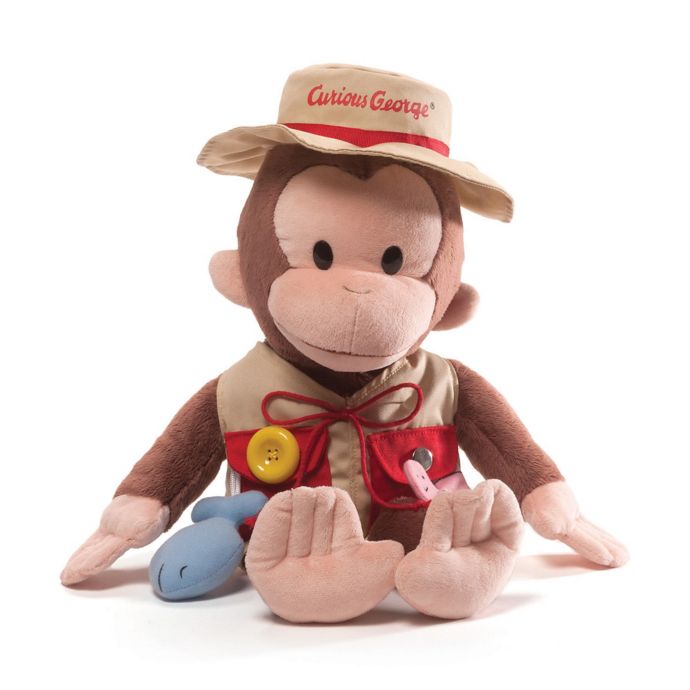 antique curious george stuffed animal