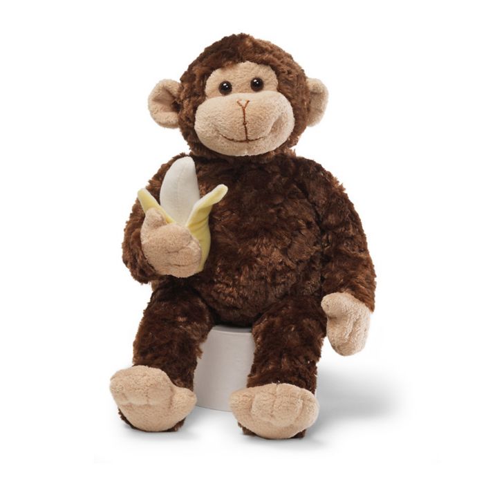 rollover laughing monkey plush toy