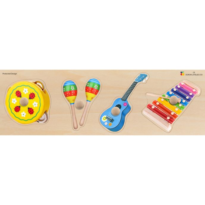 Edushape® Musical Instruments Giant Wood Puzzle buybuy BABY