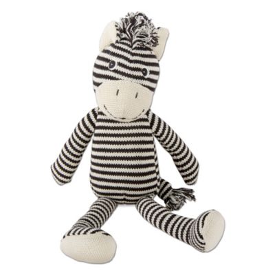 stuffed zebra toy