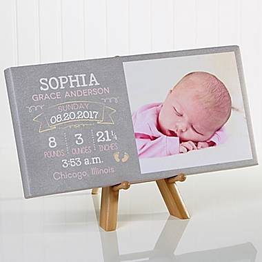 I Am Special Birth Info 5.5-Inch x 11-Inch Photo Canvas Art. View a larger version of this product image.