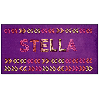 Stencil Name Beach Towel. View a larger version of this product image.