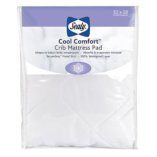 Alternate image 1 for Sealy® Cool Comfort Crib Mattress Pad